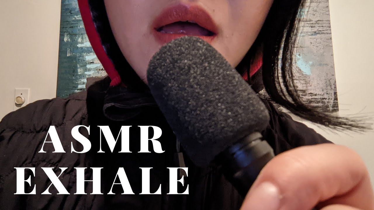 ASMR | Exhale with Mouth Open, Relaxing Breathing Sounds