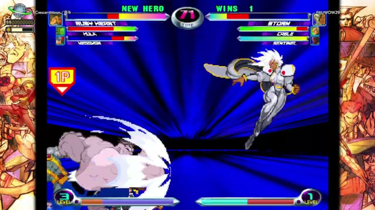 [Marvel vs Capcom 2]マブカプ２Steam対戦71[mvc2]