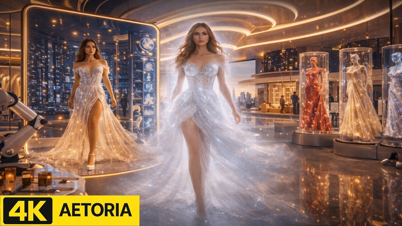 Inside the Fashion Store of the Future ✨ AI Luxury Showroom