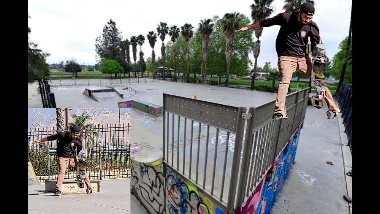 Skating the Most Run Down Skatepark! Almost Break my Ankle! 😨