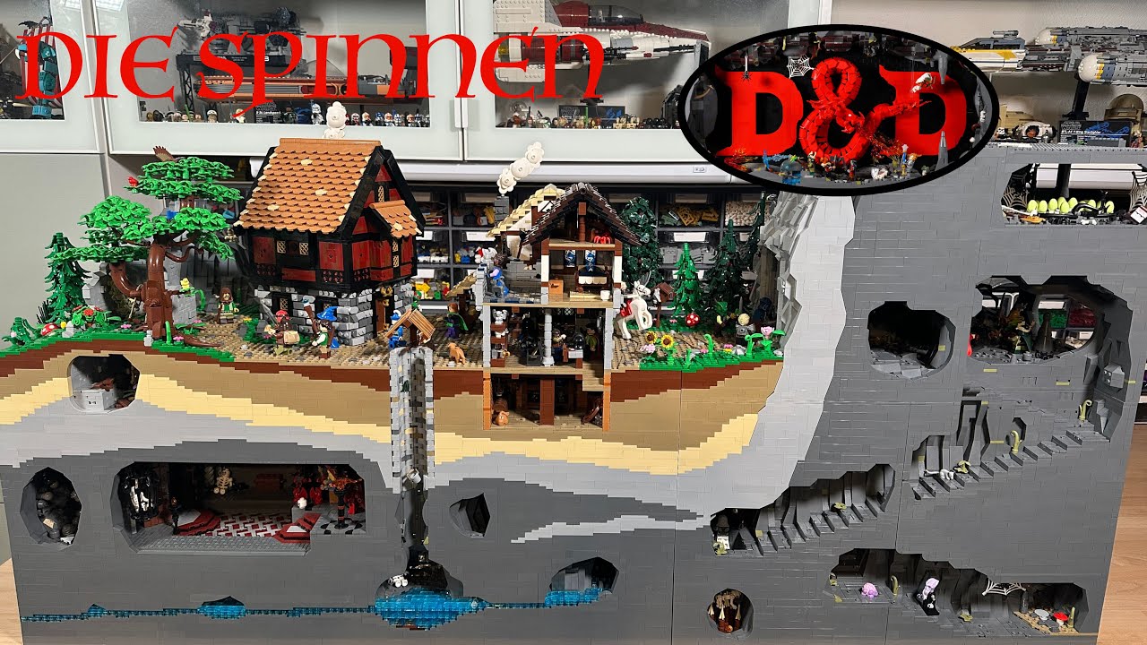 Abenteurer vs. Riesenspinne - Lego Dungeons & Dragons MOC Projekt