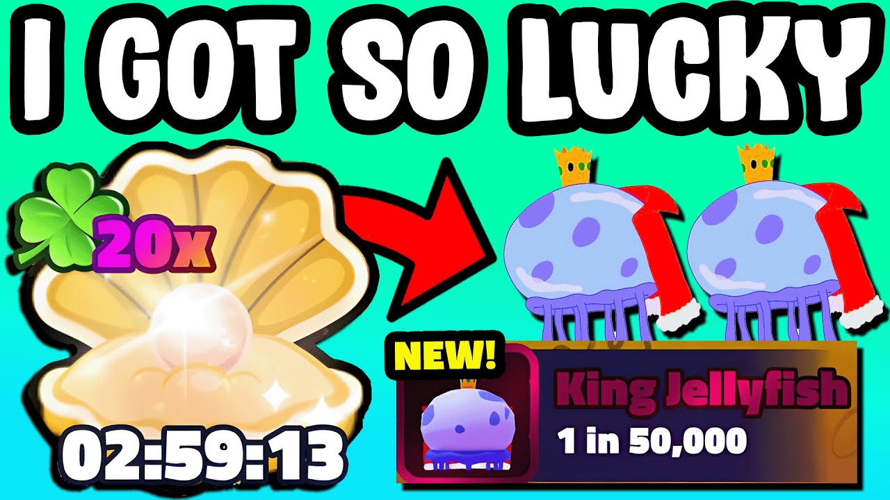 i saved EVERY NEW PLAYTIME REWARD for 1 in 50,000 KING JELLYFISH....