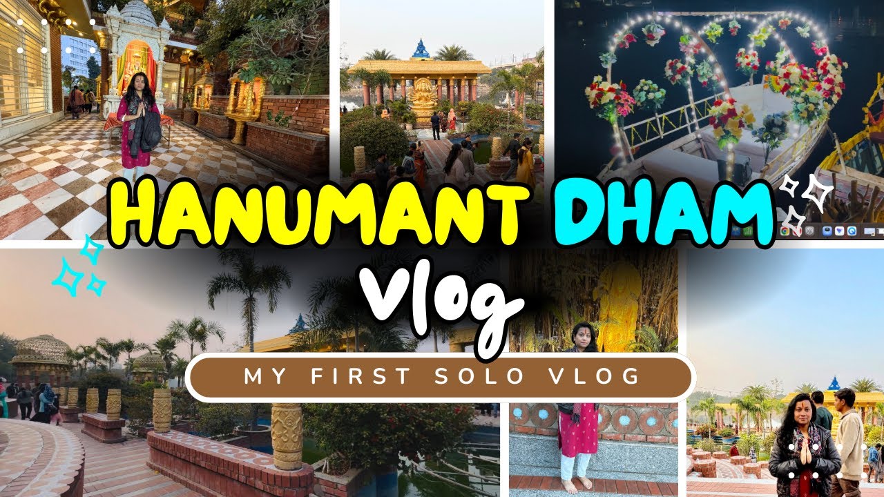 Hanumant Dham Lucknow Full Vlog || Tourist Place In Lucknow | हनुमान जी की एक लाख मूर्तियाँ