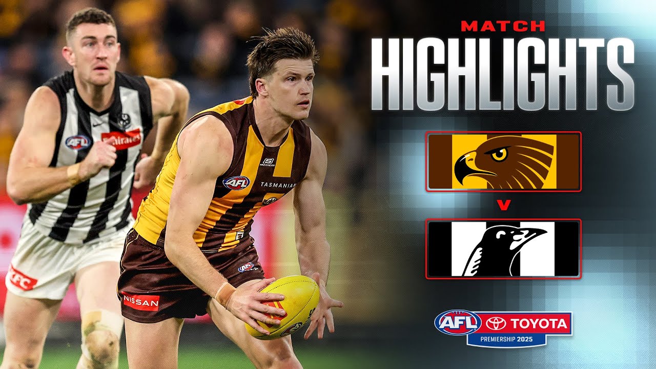 Hawthorn v Collingwood Highlights | Round 22, 2025 | AFL