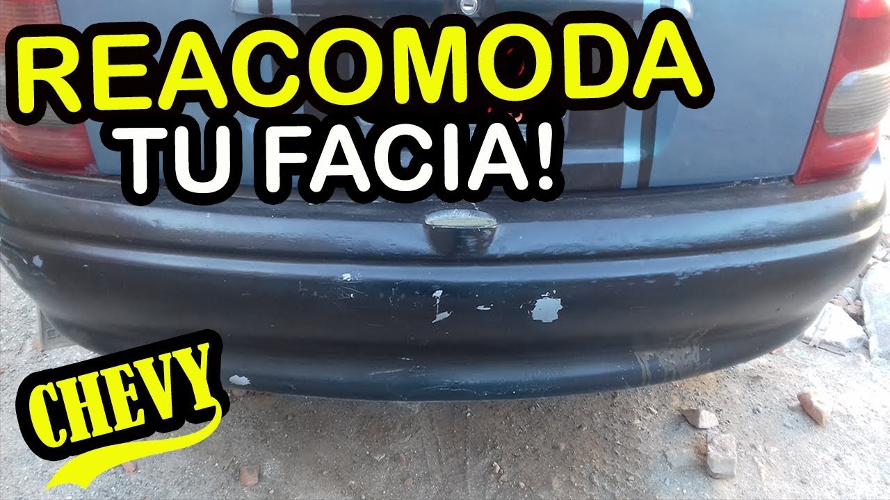 Como ajustar facia trasera de chevy