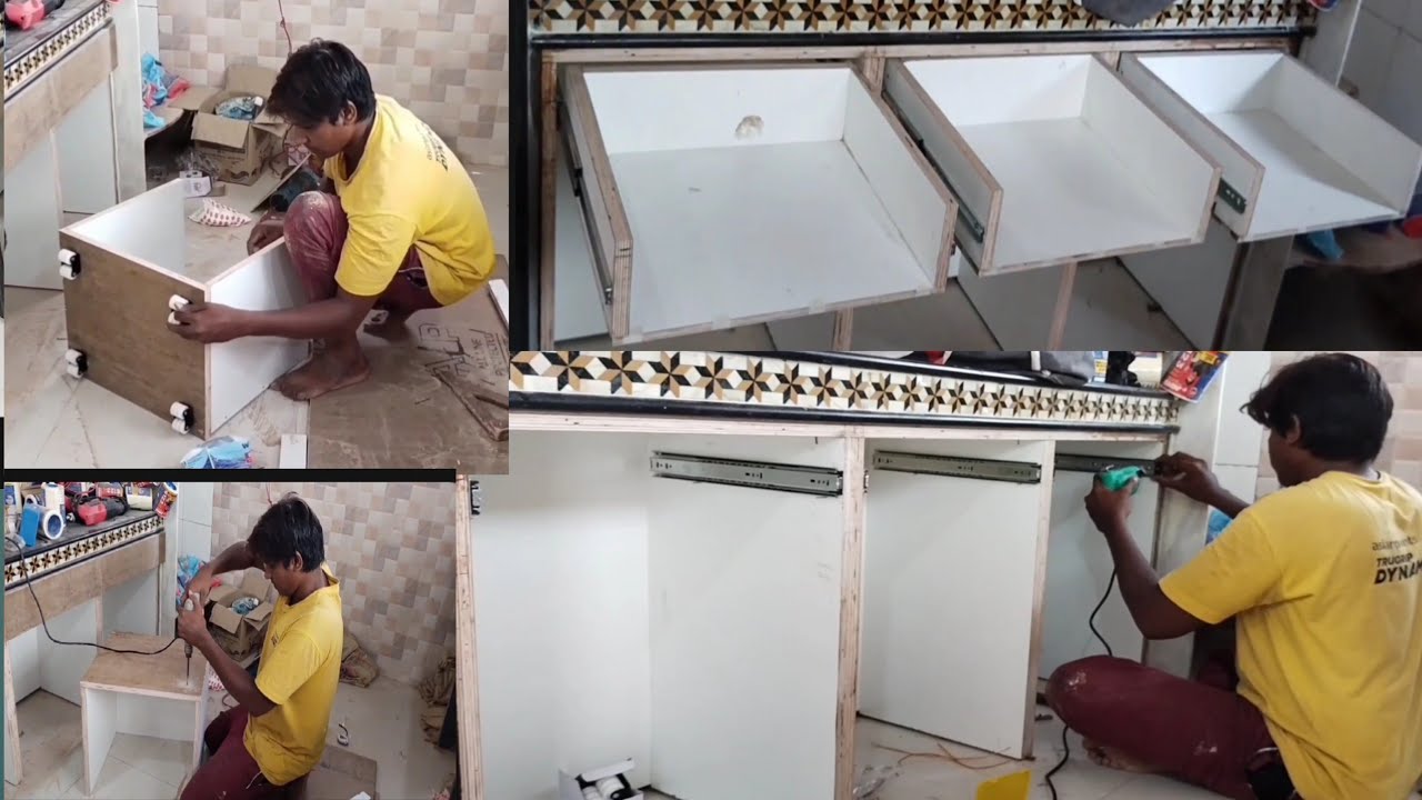 How to make kitchen cabinet plywood || किचन केबिनेट प्लाईवुड में कैसे बनाएं