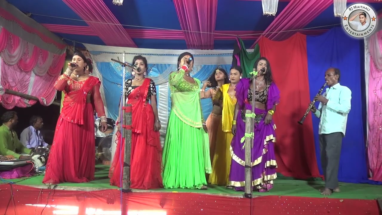 Sundar ban ke sundar ful ka nach program part-1 gauripur ka nach program #maithali nach program