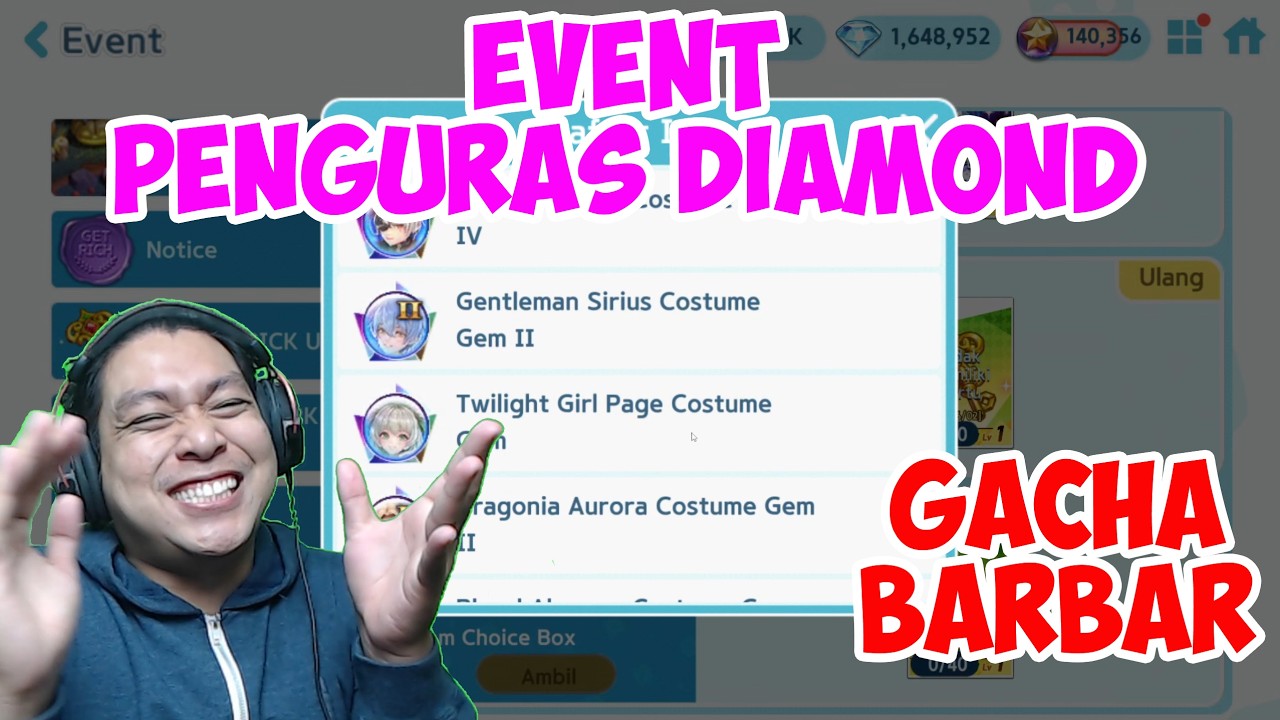 GACHA BARBAR KEJAR COSTUME CARD META ! || GETRICH