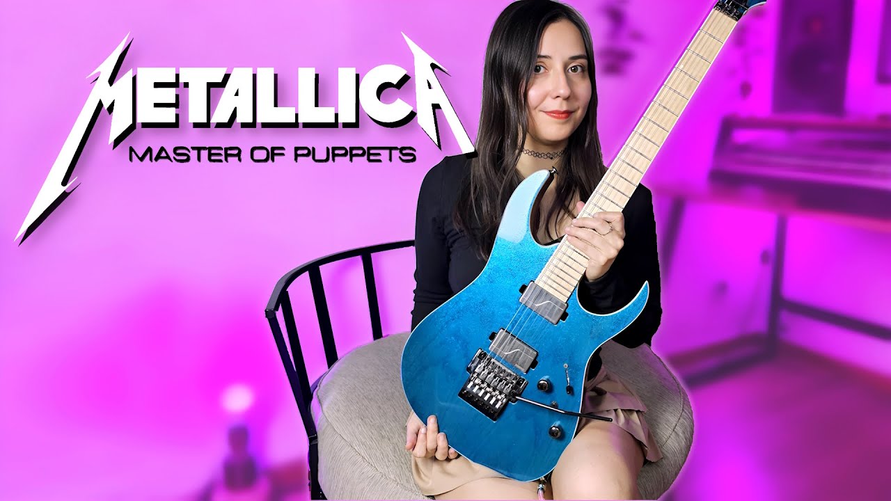 Metallica - Master Of Puppets | Guitar Cover by Juliana Wilson