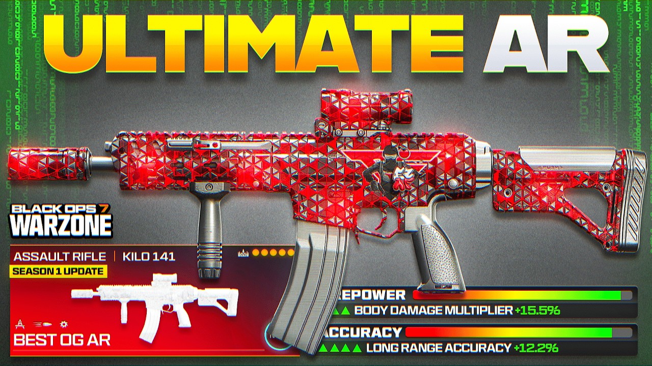 this *NEW* KILO 141 AR LOADOUT is NOW META in BO7 WARZONE! (Best Assault Rifle Class for COD WZ)
