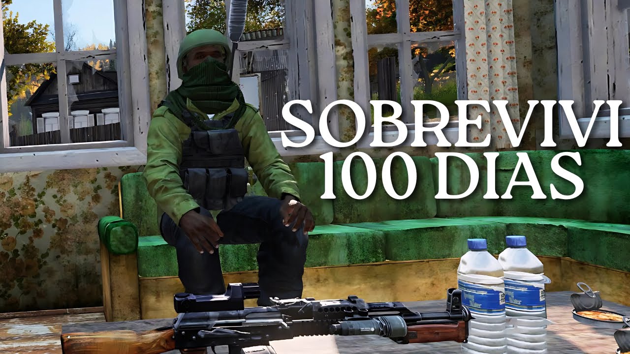 SOBREVIVI 100 DIAS NO DAYZ