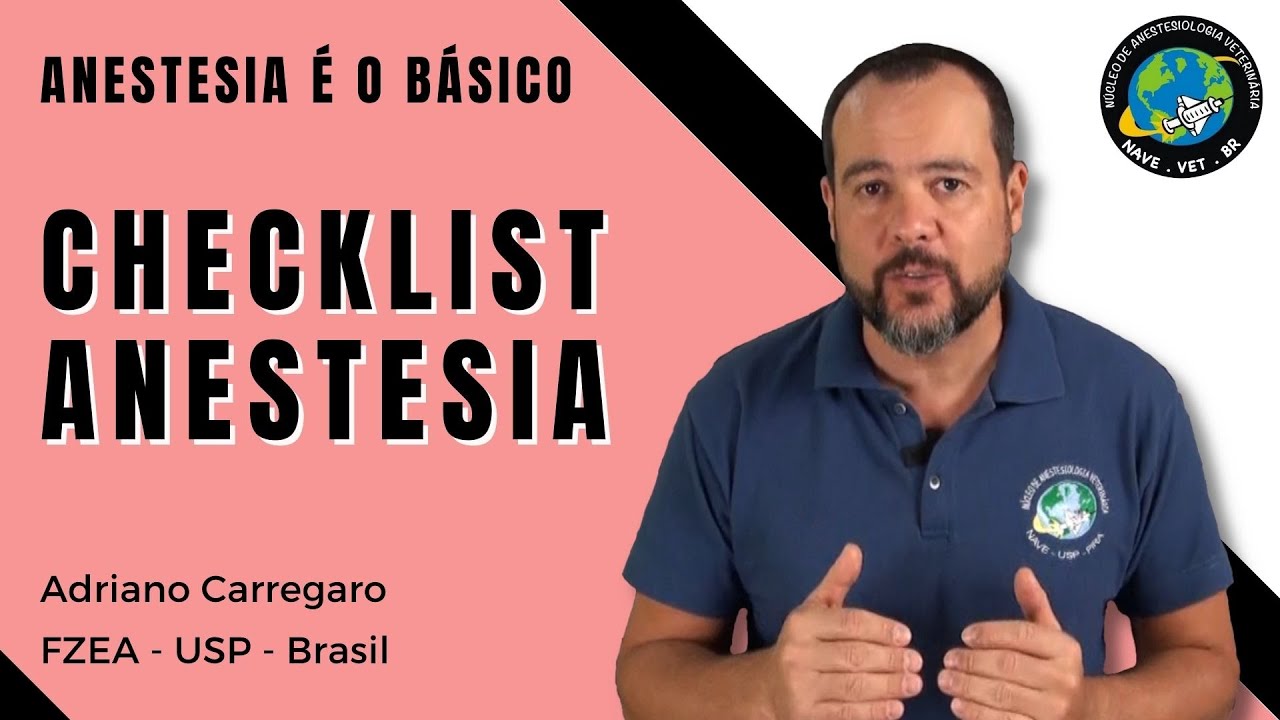 3⃣ COMO FAZER UM CHECKLIST PARA ANESTESIA | Anestesia é o Básico #3