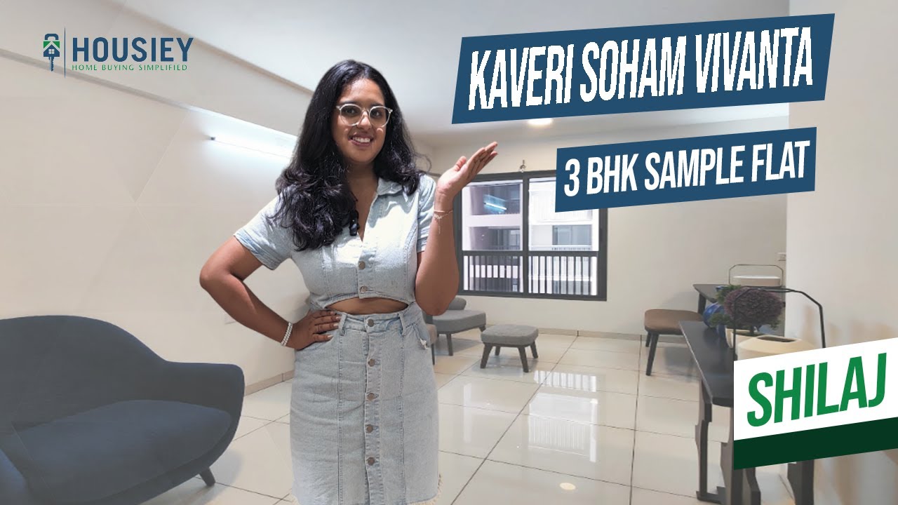 Kaveri Soham Vivanta Shilaj | 3 BHK Sample Flat Tour [2025] | Soham Group Ahmedabad