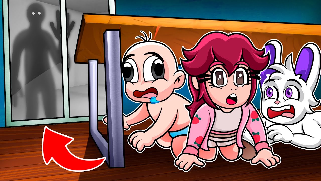 Un EXTRAÑO Nos Siguió Hasta Nuestra CASA... 😱 👀 BEBÉ NOOB en MINECRAFT