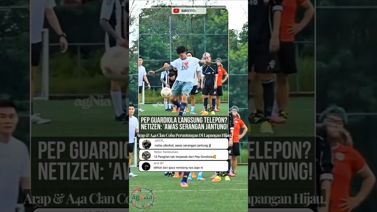 REZA ARAP & AAA Clan MAIN BOLA! #rezaarap #rezaoktovian #ybrap #kingaloy #marapthon3 #aaaclan #aloy