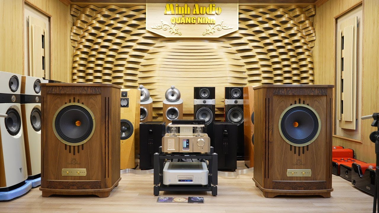 Test loa Tannoy Cantebury GR OW với amly Đèn Western Electric 91E rất hay và đẹp