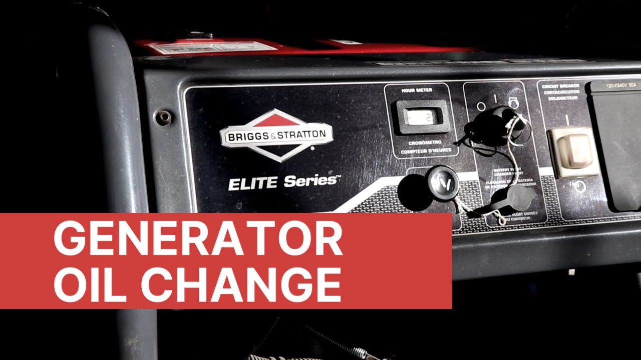 How to Change the Oil in a Briggs and Stratton Generator