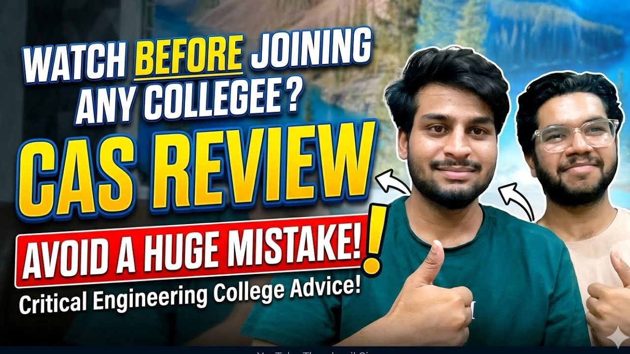 Watch before joining any college.. EP-1.. CAS review..AKTU main campus rank/ hostel/ college life ..