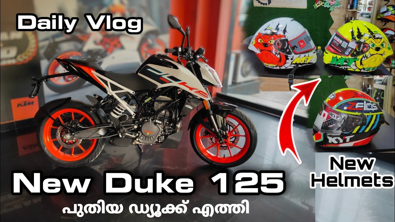 Daily Vlog | Duke 125 New Graphics | KYT | MT Helmets
