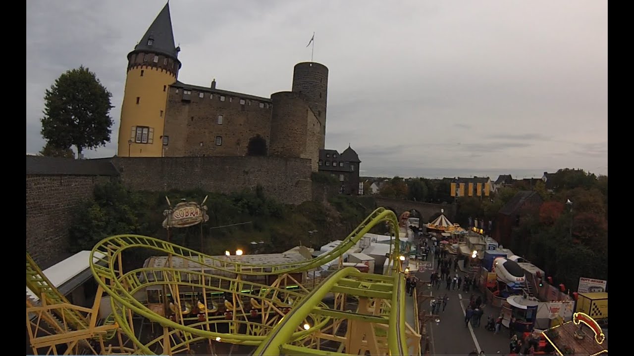Cobra Lost Kingdom Coaster - Agtsch (Onride) Video Lukasmarkt Mayen 2014