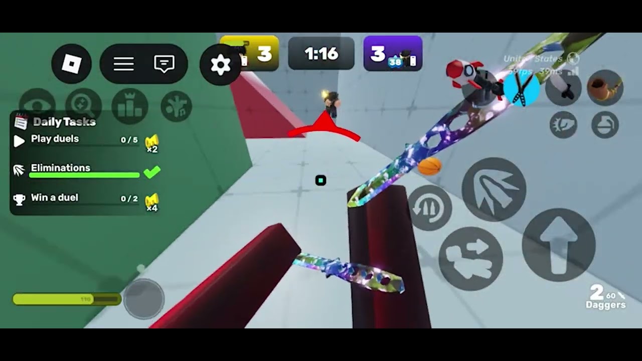 I 1v1ed one of my biggest fans… (Roblox Rivals) #roblox #rivals 