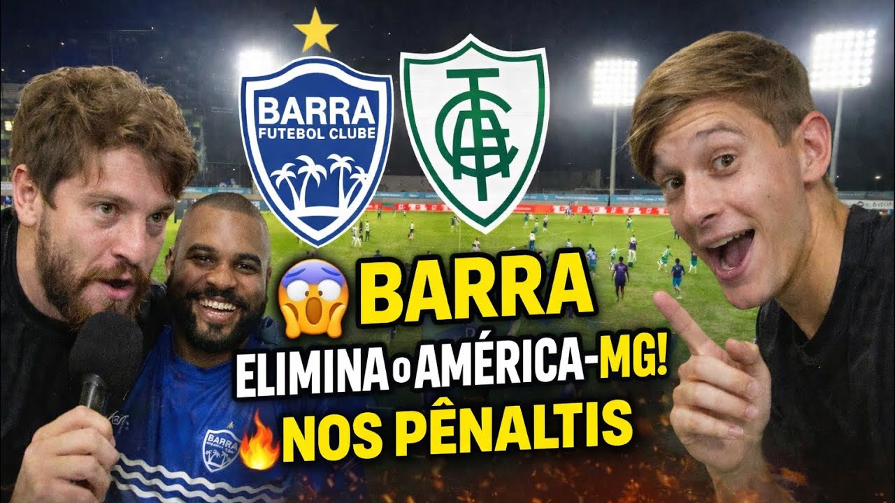 EU ESTAVA LÁ! 😱 Barra x América Mineiro e a CLASSIFICAÇÃO NOS PÊNALTIS na Copa do Brasil | VLOG