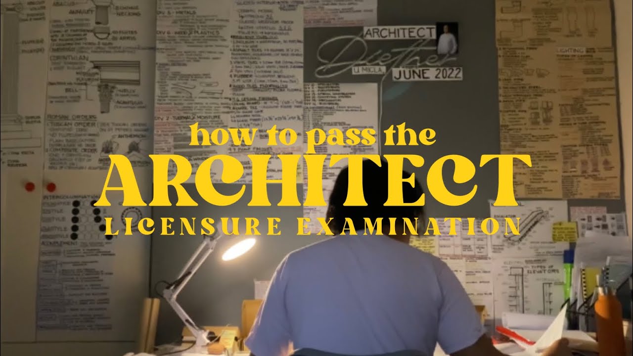 How to pass the Architect Licensure Examination (June 2022 ALE)