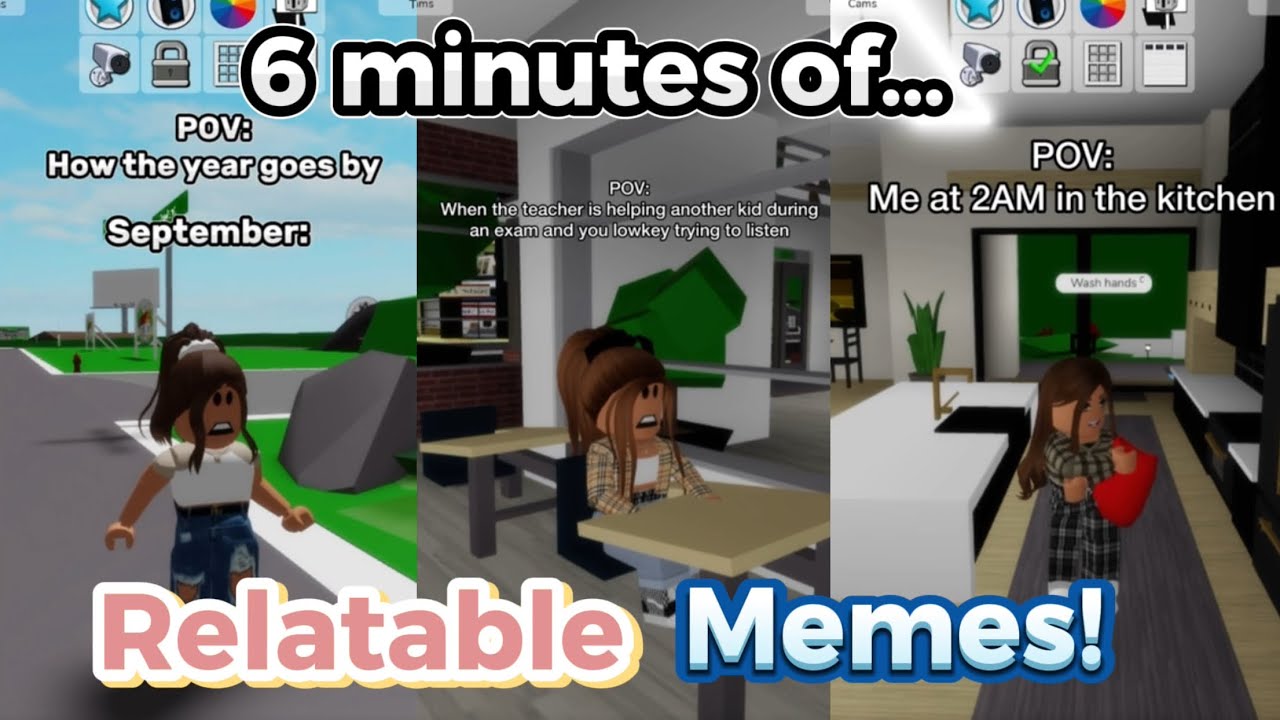 Watch 6 Minutes of Random and Relatable Memes! || Compilation || RobloxianTinkerbell