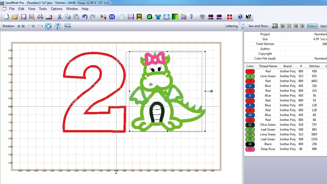 HOW TO MERGE DESIGNS USING SEW WHAT PRO EMBROIDERY SOFTWARE