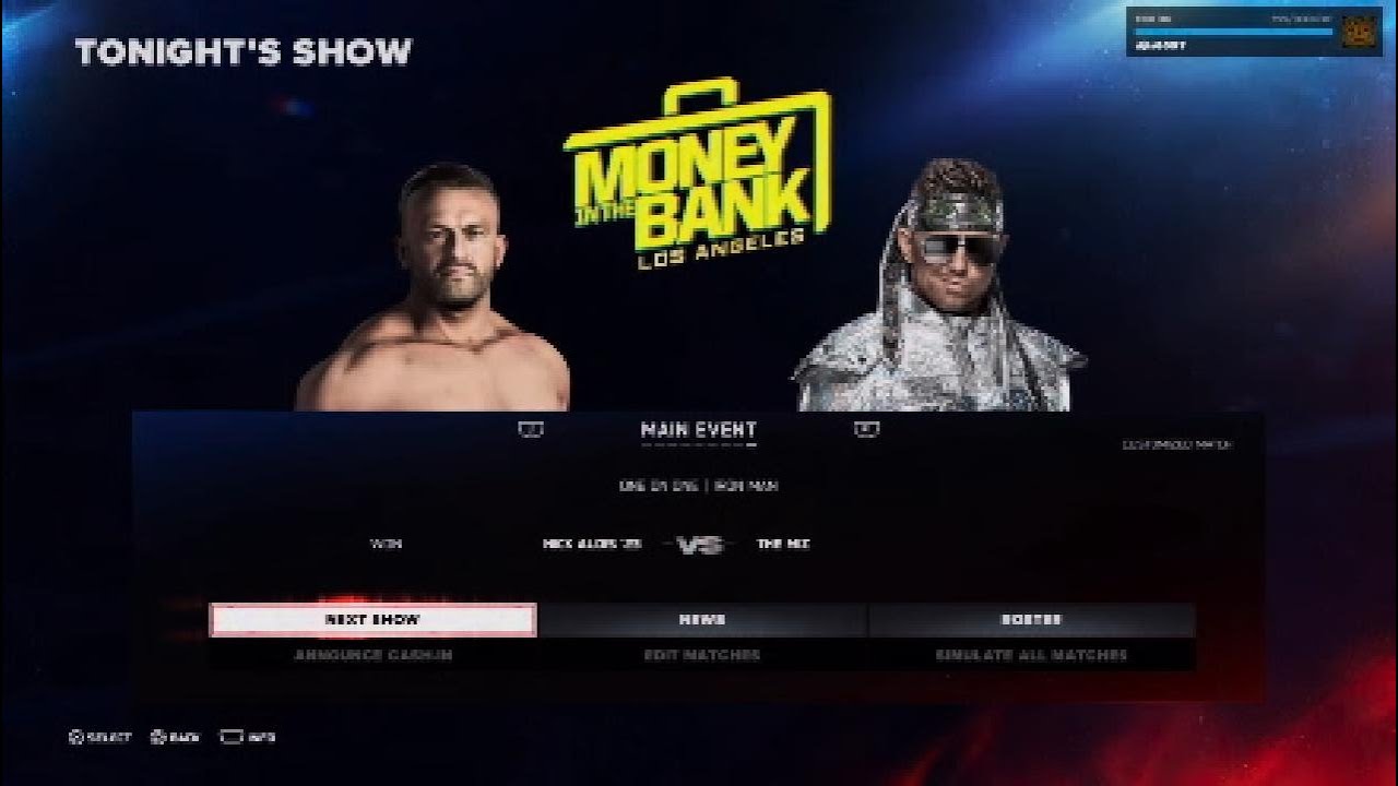 WWE2K26 Universe Mode part 9, No Commentary