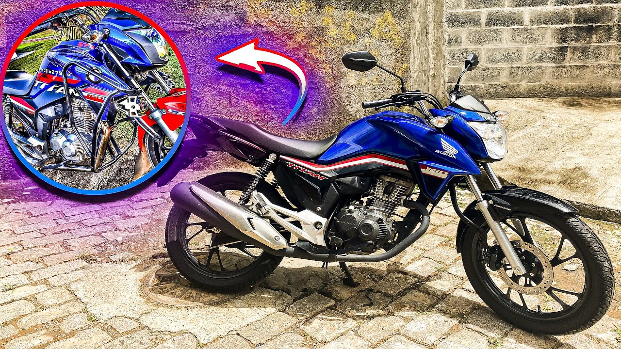 CG TITAN 160 2021 PROJETO MOTO CHAVE MONTADINHA