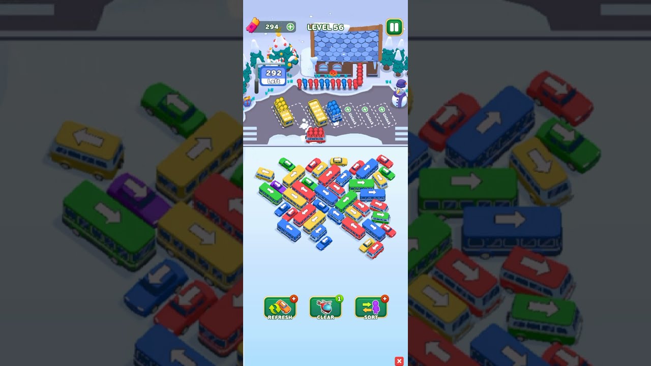 Bus Escape Traffic Jam level 56 | GAME Walkthrough