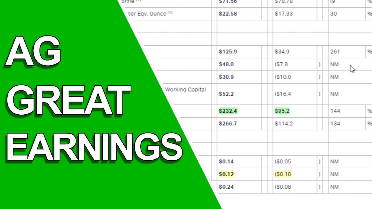AG Earnings Press Release (Relaxing Stock Analysis)