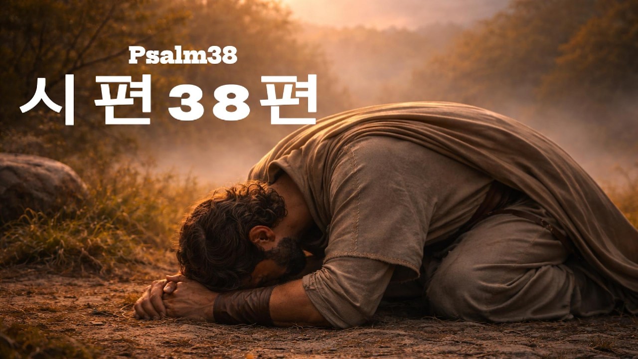 🌿마음이 평안해지는 시편 낭송 | 시편 38편 |깊은 탄식 속에서 드리는 회개의 기도|Psalm 38(KJV)