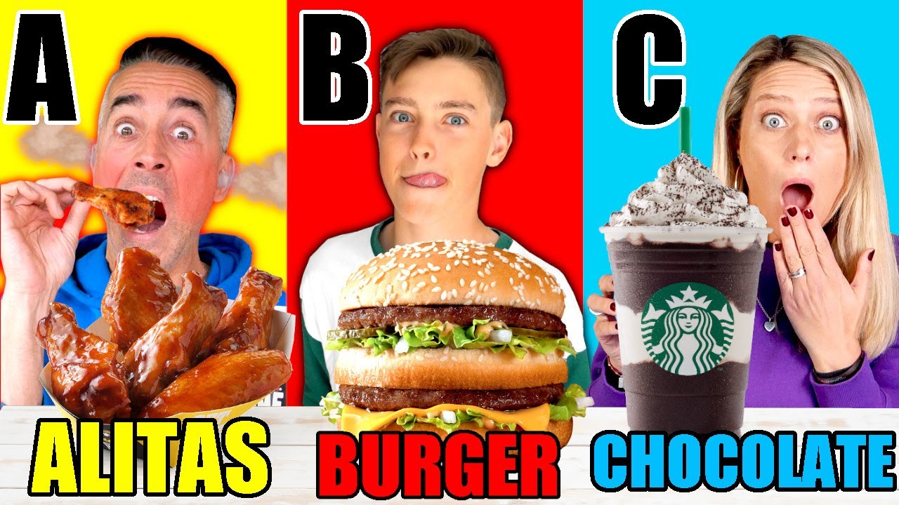 COMIENDO FAST FOOD POR ORDEN ALFAB&Eacute;TICO