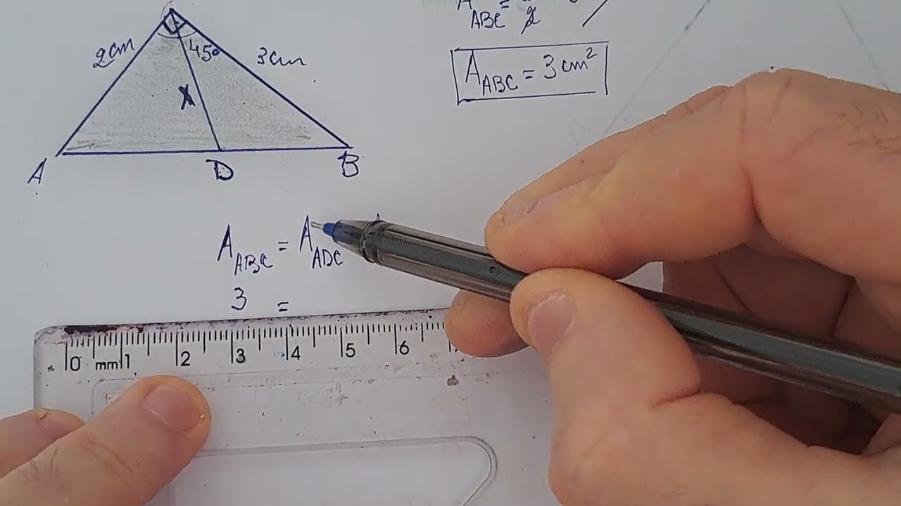GEOMETRIA PLANA BÁSICA: Comprimento da bissetriz de um triângulo retângulo . 