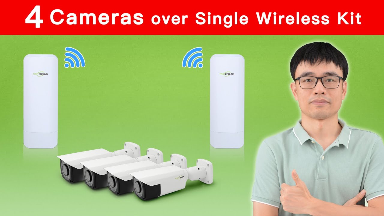How to connect multiple cameras with a wireless bridge