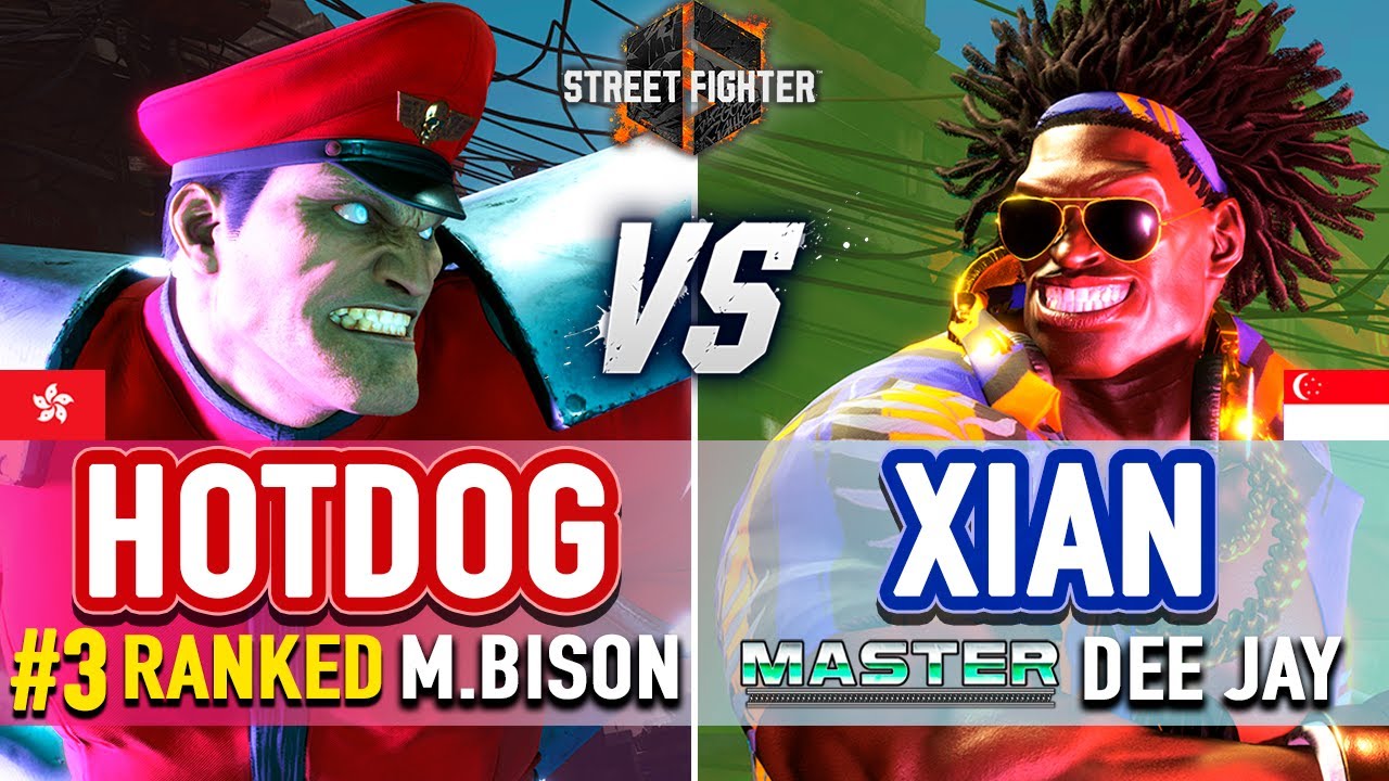 SF6 🔥 Hotdog (#3 Ranked M.Bison) vs Xian (Dee Jay) 🔥 SF6 High Level Gameplay