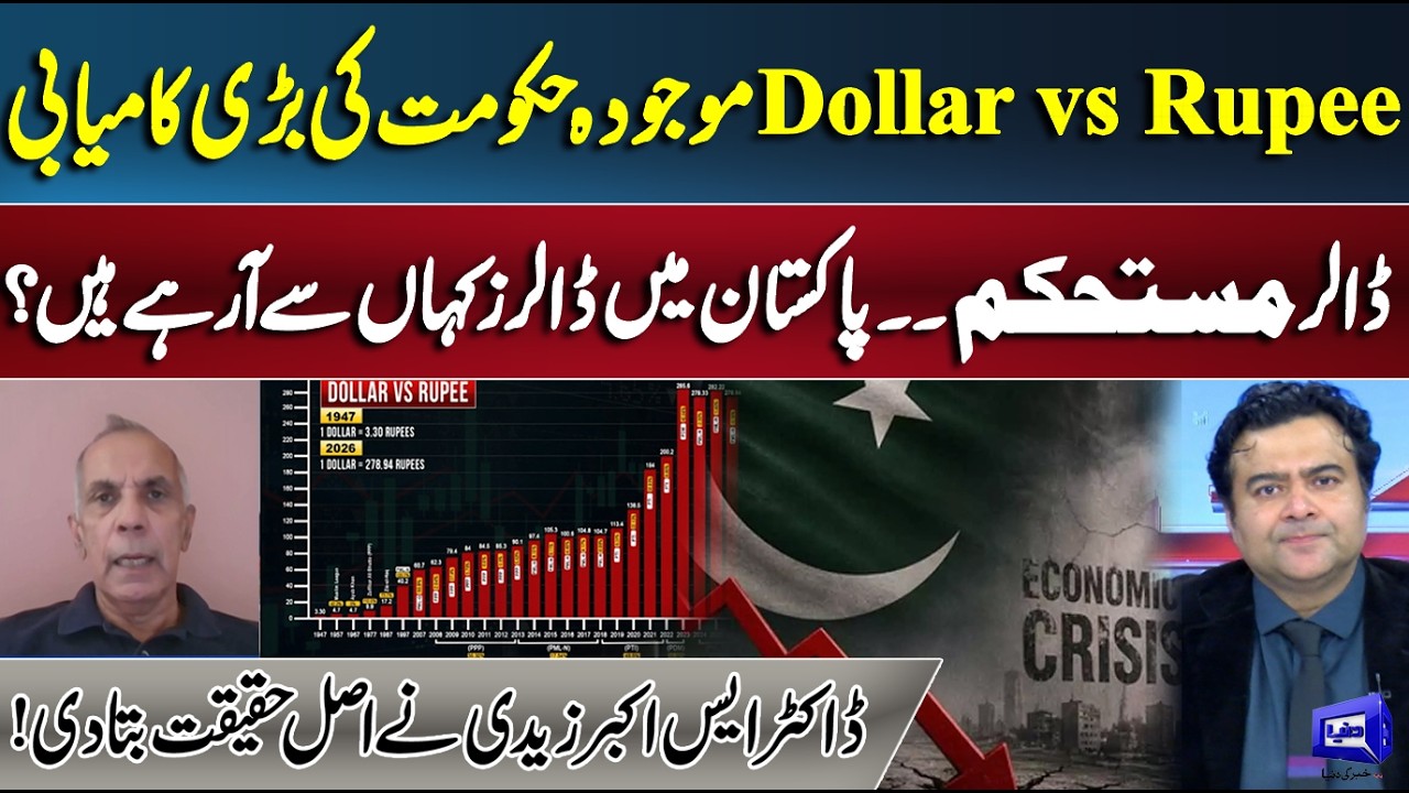 Dollar vs Rupee: A Major Success of the Current Government? Dr. Akbar Zaidi Reveals the Truth