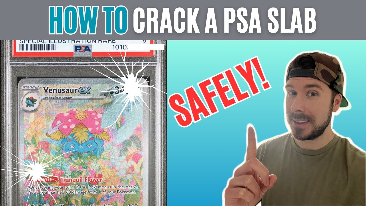 How to SAFELY Crack a PSA Slab! [Grading Tips & Tricks]