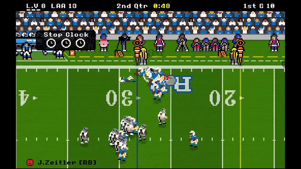 Retro Bowl Extreme Difficulty | Interceptions Sink Las Vegas vs Los Angeles A