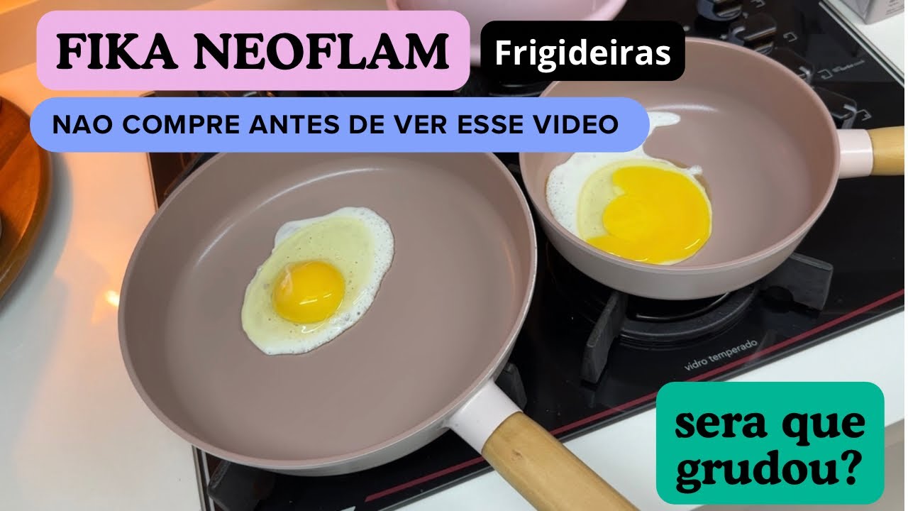 Frigideiras FIKA da Neoflam | Minha maior decepção 😭 #neoflam #fika #frigideira 
