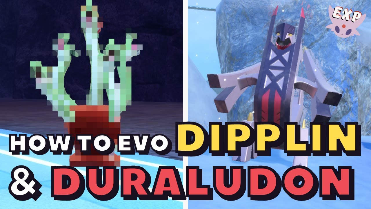 How to EVOLVE DIPPLIN & DURALUDON to HYDRAPPLE & ARCHALUDON in Pokemon Scarlet & Violet Indigo Disk