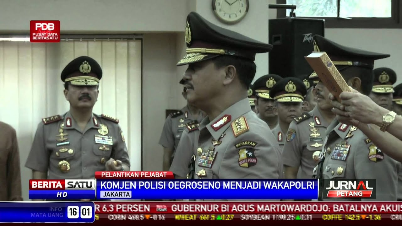 Komjen Polisi Oegroseno Menjadi Wakapolri