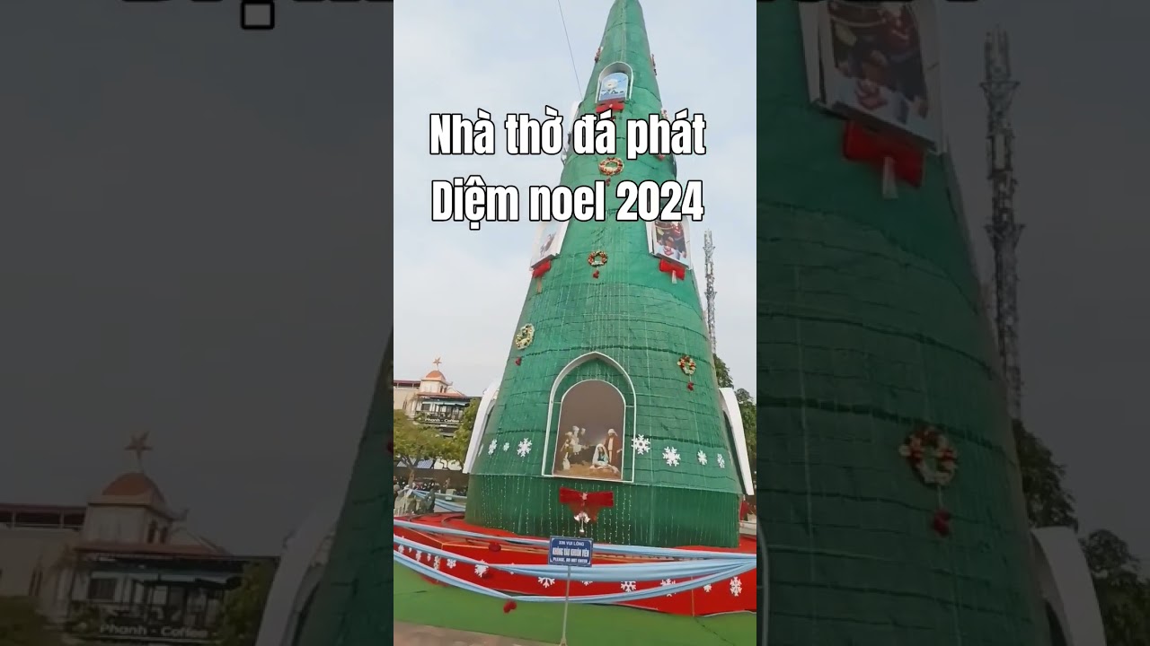 Nh&agrave; thờ đ&aacute; ph&aacute;t Diệm noel 2024 #taiducvlog #shorts #nhathodaphatdiem