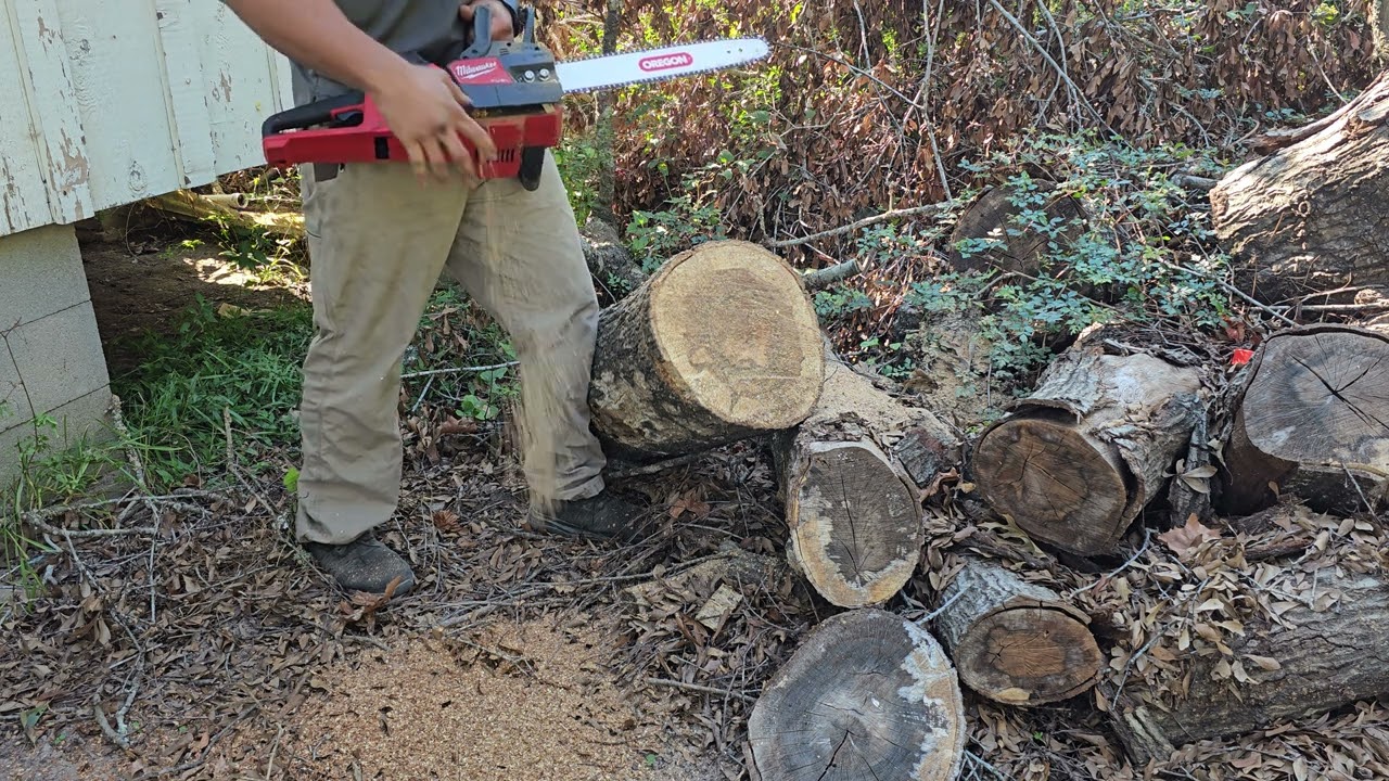 Milwaukee Forge 12.0 vs 12.0 high output on m18 Milwaukee 16 inch chainsaw