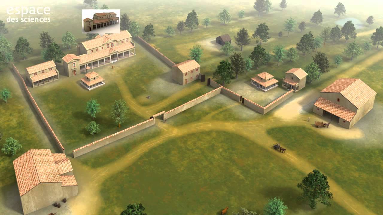 Une villa gallo-romaine en 3D