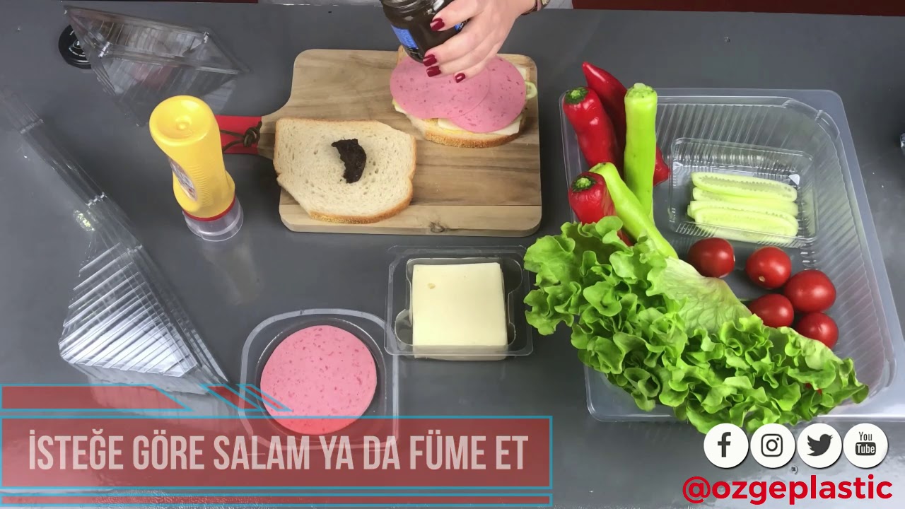 Evde Yapabileceğiniz Sağlıklı ve Lezzetli Sandviç Tarifi- Ozge Plastic