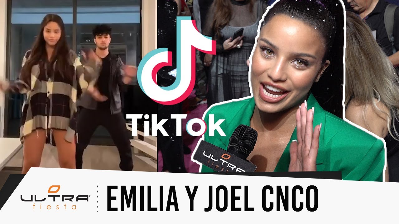 Emilia Mernes nos habla de su video de Tik Tok con Joel Pimentel de CNCO
