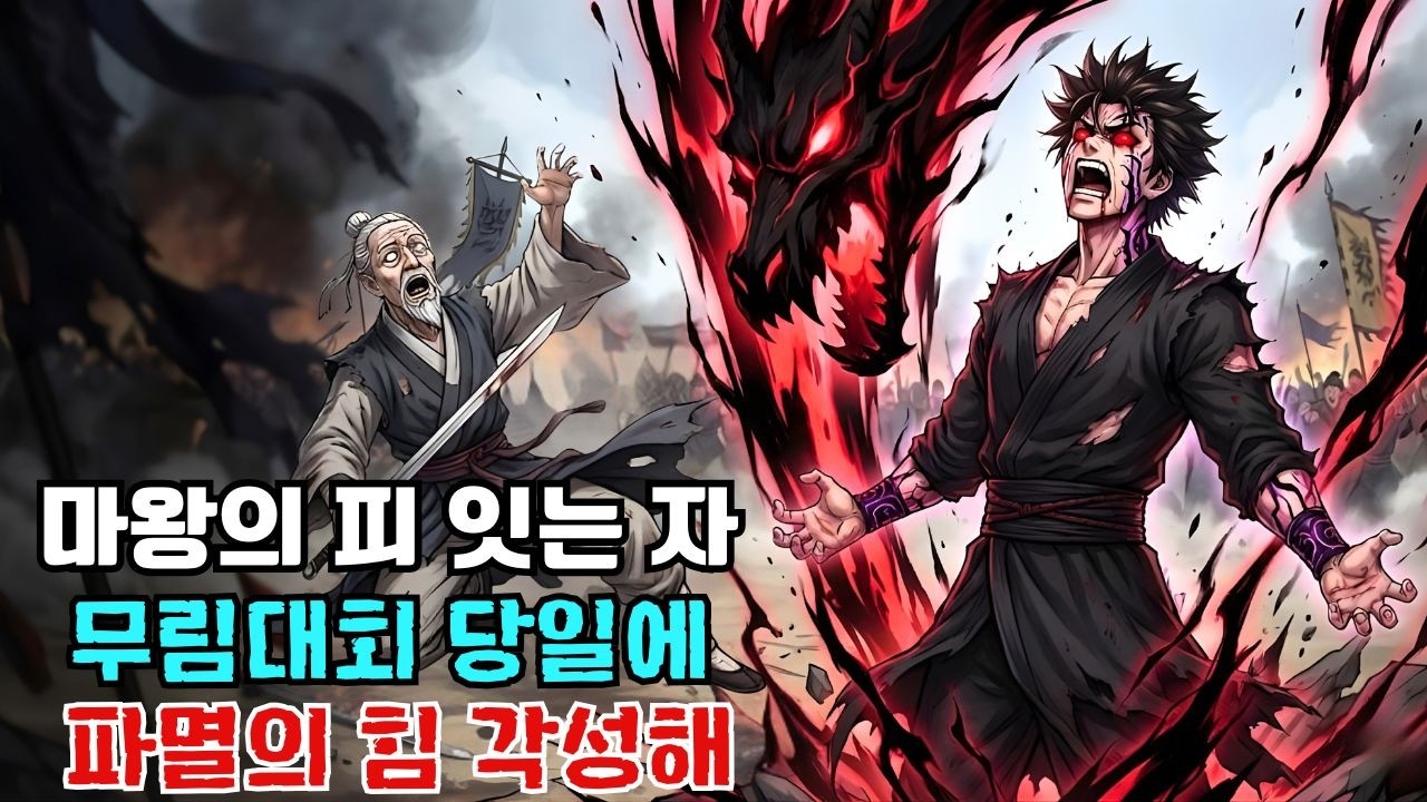 천하제일 비무대회 당일 마왕의 핏줄을 숨기고 있던 소년이 억눌러왔던 파멸의 힘을 각성해 무림 전체를 공포에 떨게 만들다.